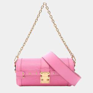 Louis Vuitton Pink Epi Leather Papillon Trunk Handbag