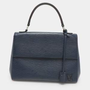 Louis Vuitton Blueberry Epi Leather Cluny MM Bag