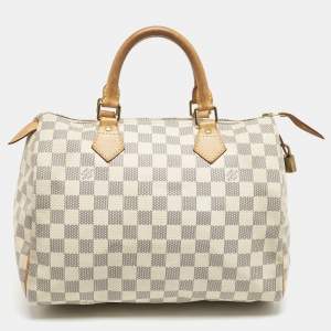 Louis Vuitton Damier Azur Canvas Speedy 30 Bag