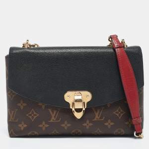 مملوكة مسبقًا Louis Vuitton Black Monogram Canvas and Leather Saint Placide Bag