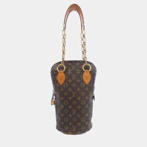 Louis Vuitton Brown Monogram Canvas Punching Shoulder Bag