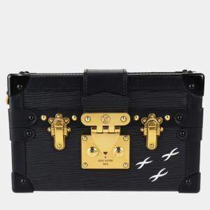 Louis Vuitton Black Epi Leather Petite Malle Shoulder Bag