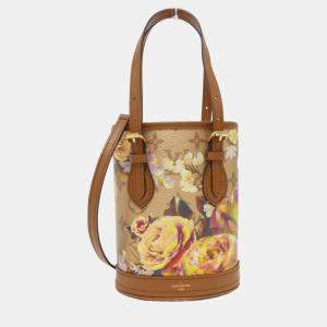 Louis Vuitton Coated Canvas LV Garden Nano Bucket Shoulder Bag
