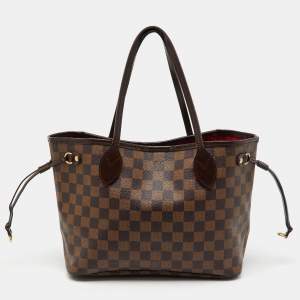 Louis Vuitton Damier Ebene Canvas Neverfull PM Bag