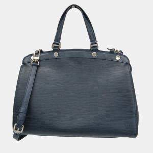 Pre Owned Louis Vuitton Blue Indigo Epi Blair MM Shoulder Bag 