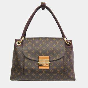 Pre Owned Louis Vuitton Brown Monogram Olympe Shoulder Bag  