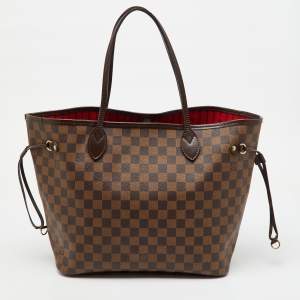 Louis Vuitton Damier Ebene Canvas Neverfull MM Bag