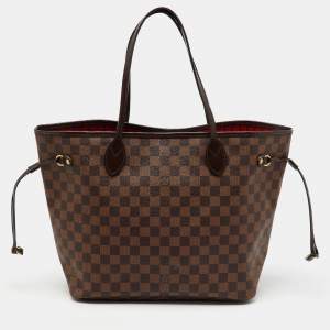 Louis Vuitton Damier Ebene Canvas Neverfull MM Bag