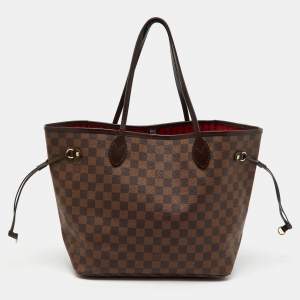 Louis Vuitton Damier Ebene Canvas Neverfull MM Bag