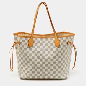 Louis Vuitton Damier Azur Canvas Neverfull MM Bag