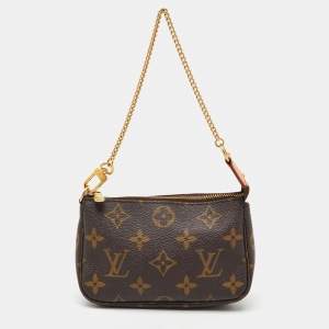 Pre Owned Louis Vuitton Monogram Canvas Mini Pochette Accessoires Bag