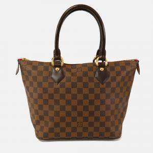 Louis Vuitton Brown Damier Ebene Saleya PM