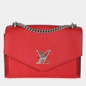 Louis Vuitton Rubis Soft Calfskin Mylockme Chain BB bag