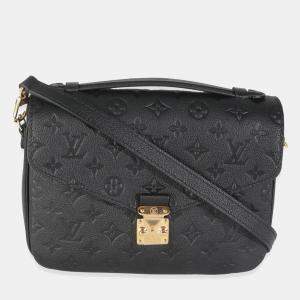Louis Vuitton Black Monogram Empreinte Pochette Metis bag