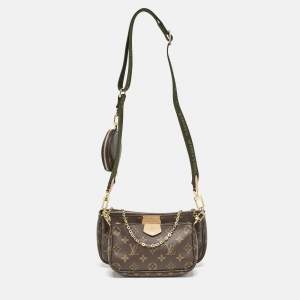 Louis Vuitton Khaki Monogram Canvas Multi Pochette Accessories Bag
