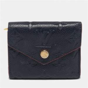 Louis Vuitton Blue Infini Monogram Empreinte Victorine Wallet