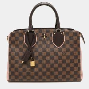 Louis Vuitton Damier Ebene Canvas and Leather Normandy Bag