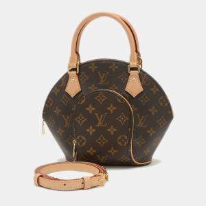 Louis Vuitton Brown Monogram Canvas Ellipse PM Top Handle Bag