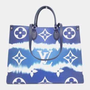 Louis Vuitton Blue Monogram LV Escale OnTheGo GM Tote Bag
