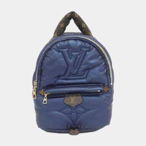 Louis Vuitton Navy Blue Monogram Nylon Pillow Palm Springs Mini Backpack 
