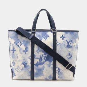  Louis Vuitton Monogram Watercolor Large Weekend Tote Gm Bag 