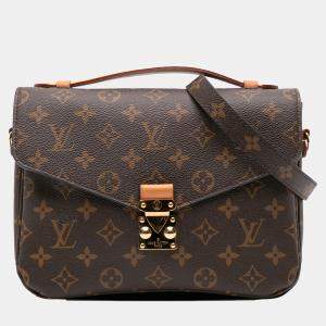 Louis Vuitton Brown Monogram Pochette Metis