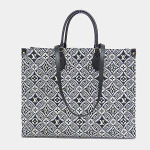 Louis Vuitton Gris Jacquard Since 1854 OnTheGo GM Tote Bag