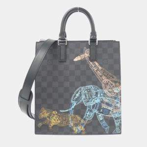 Pre Owned Louis Vuitton Damier Graphite Canvas Sac Plat Tote Bag