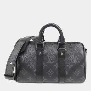 Louis Vuitton Monogram Eclipse Reverse Keepall XS Boston Bag