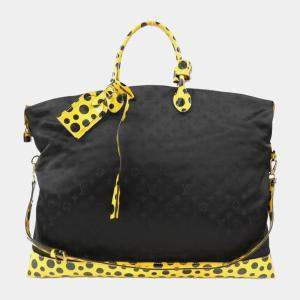 Pre Owned Louis Vuitton Monogram Nylon + Dot Infinity Lockit GM Handbag