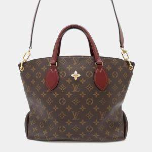 Louis Vuitton Flower Zipped Bordeaux Monogram Bag
