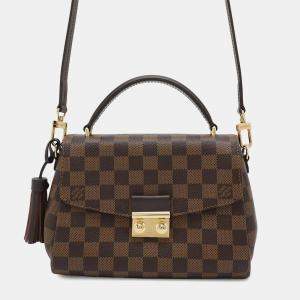 Louis Vuitton Croisette Red Damier Ebene Canvas Bag