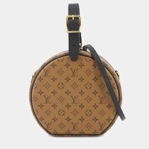 Louis Vuitton Brown Monogram Reverse Canvas Petite Boite Chapeau Shoulder Bag