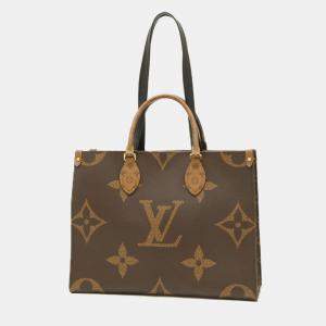Louis Vuitton Brown Monogram Canvas Giant OnTheGo MM Tote Bag
