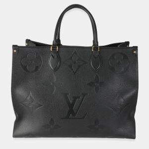 Louis Vuitton Black Monogram Empreinte Onthego GM bag