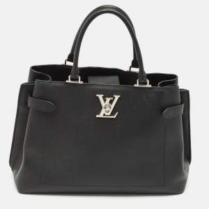 Louis Vuitton Black Leather Lockme Day Bag
