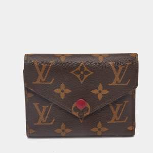Louis Vuitton Aurore Monogram Canvas Victorine Compact Wallet