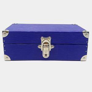 Louis Vuitton Blue Leather Epi Case bag