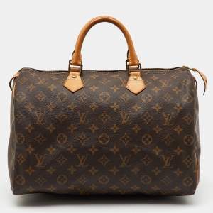 Louis Vuitton Monogram Canvas Speedy 35 Bag
