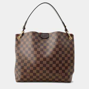 Louis Vuitton Graceful Red Damier Ebene Canvas Size Pm