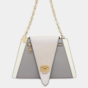 Louis Vuitton Gray Taiga Leather Trapeze Shoulder Bag