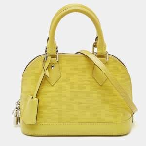 Louis Vuitton Pistache Epi Leather Alma BB Bag