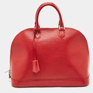 Louis Vuitton Rubis Epi Leather Alma GM Bag