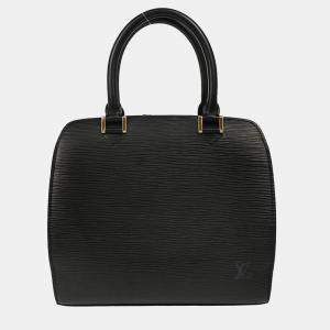 Louis Vuitton Black Epi Leather Pont Neuf Handbag