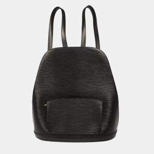 Louis Vuitton Black Epi Leather Gobelins Backpack 