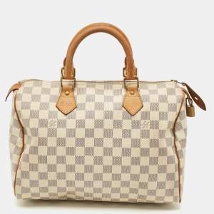 Louis Vuitton Damier Azur Canvas Speedy 30 Bag