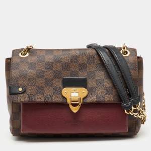 Louis Vuitton Bordeaux Damier Ebene Canvas Vavin PM Bag
