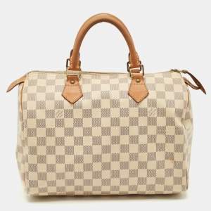 Louis Vuitton Damier Azur Canvas Speedy 30 Bag
