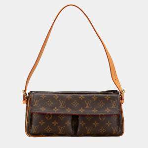 Pre Owned Louis Vuitton Brown Monogram Viva Cite MM