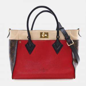 Louis Vuitton Red Monogram On My Side MM